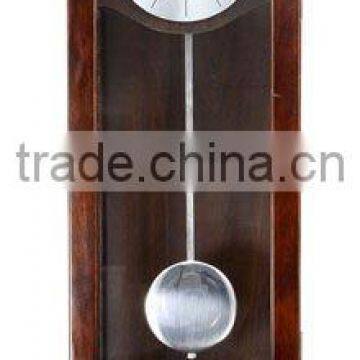 Wooden pendulum clock