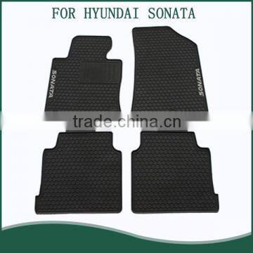 Genuine Black Front and Rear Carpet Floor Mat for Hyundai Sonata 2015