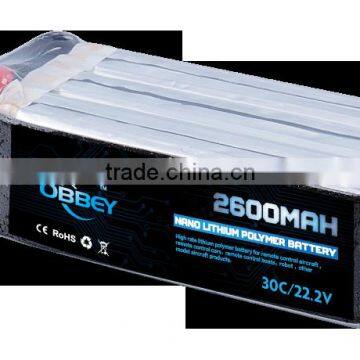 Hot RC Lipo Battery 22.2V 2600mAh 6s 35C Battery Pack for Model/Toys/Heli/UAV photo-4