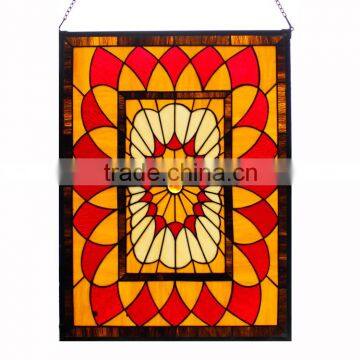 TW1824015, W18"H24" tiffany panel, hanging panel, tiffany windows, stained glass panel, stained glass windows