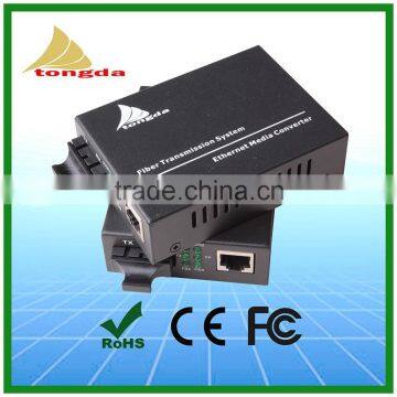 High quality media converter 10/100Mpbs 40KM Single mode 8306E