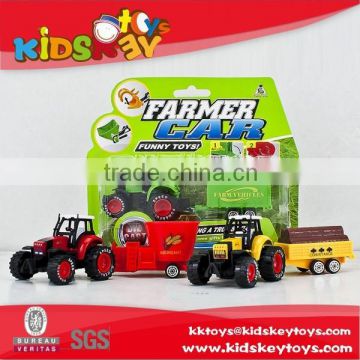 Alloy engineering car farmer car excavator bulldozer car model tractor toy