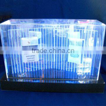 Hot Sale Acrylic Cigarette Display Boxes, Led Illuminated Acrylic Tabacco Display Case photo-2