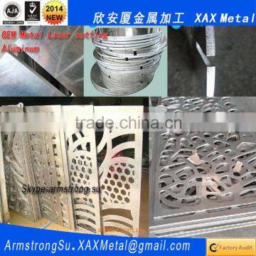 XAX07LC OEM ODM custom aluminum alumini al alu 1100-H14 3003-h14 5052-h32 6061-T6 6063 metal CNC laser cutting factory