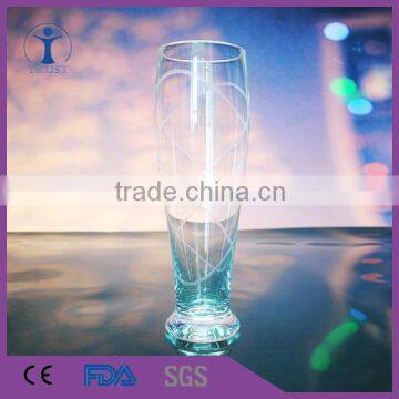 Trust wholesale custom Glassware Antique novely carved beer glass Hand made