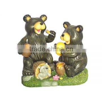 Animated Sitting Father Baby Bear Indoor Decoration photo-5