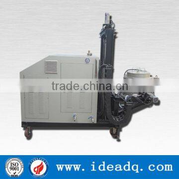 Semi-solid aluminum alloy with electromagnetic stirrer