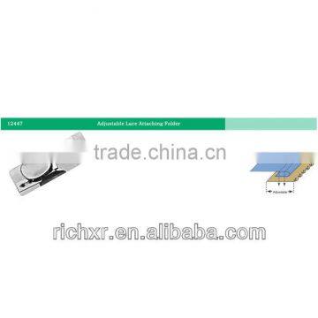 12447 folder/ adjustable lace attaching attachment /sewing machine spare parts