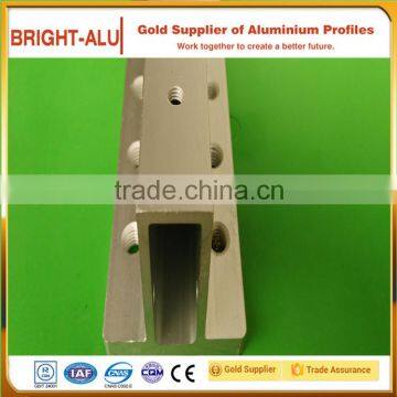 Aluminum/aluminum extrusion profile for outdoor furniture making aluminum profile
