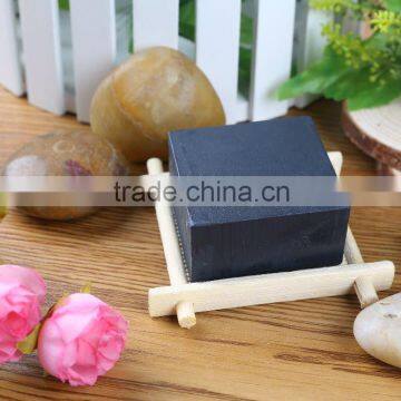 Mendior Natural bamboo charcoal handmade soap square add logo OEM custom brand