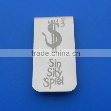 HOT metal custom logo money clips with credit card holder