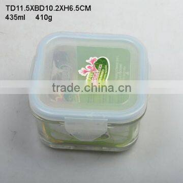 cheap artight food grade square Shape large Airtight Glass Food Container