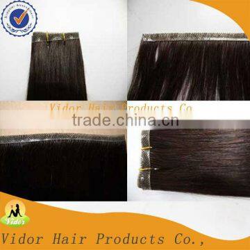 Black Hair Skin Weft Extension