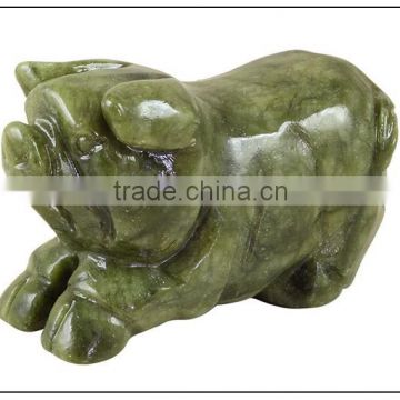 Auspicious Jade Feng Shui pig , pig statue