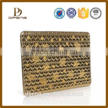 Excellent quality custom design waterproof female leather wallet clutch purses