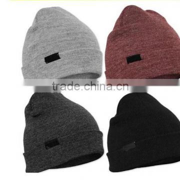 Design your own custom beanie with custom label,wholesale slouch beanie