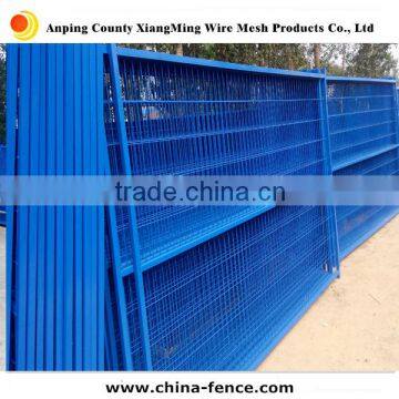 Super quality Powder Coated 50mm*100mm mesh size welded temporary fence for Canada (ISO:2008,direct manufactory )