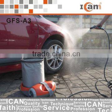 GFS-A3-mobile car cleaning equipment with 15L folding bucket