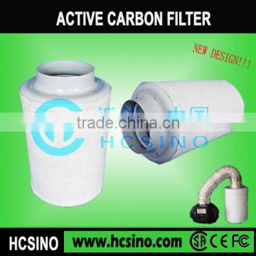 Activated carbon filter for grow tent system