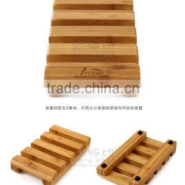 fashion portable bamboo cutting board holder