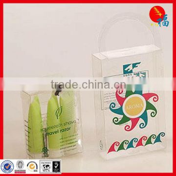 Plastic folding boxes for cosmetic