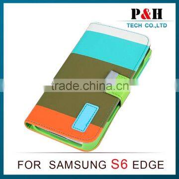 Ultra Slim View Leather Case For Samsung Galaxy S6 Edge photo-2