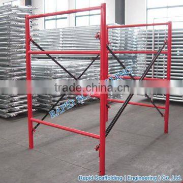 Hot Sales Types of Heavy Duty Parts Frame Scaffolding System for Construction