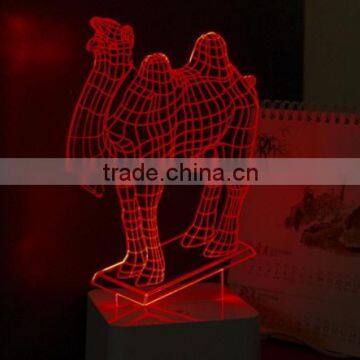 697-Camel 3d Shaping Lamp Art Decor Desk Light Led Night Light Led Energetic Saving Lamp photo-4