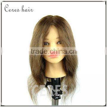 wholesale 100% human hair mannequin head afro training mannequin head with clamp for hairdresser