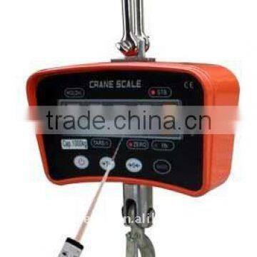 Hanging weighing crane scale