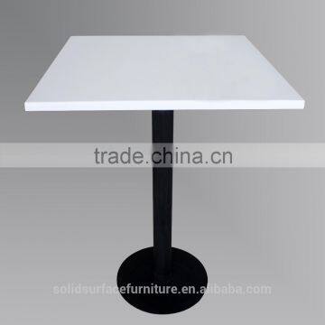 pure white rectangular dining tables and chairs , high polishing dining table