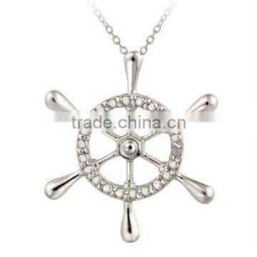Fashion Necklace 2013 Vners"compass" Pendant Stone Necklace