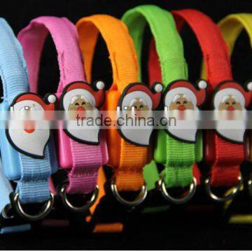 Christmas Series Dog Collars Santa Claus LED Dog Collar
