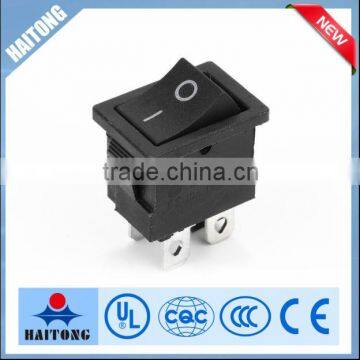 2016 6A 250V 10A 125V 4pin black I/O rocker switch hight quality &hot selling