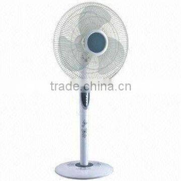 solar/battery/AC power rechargeable fan with emergency LED light Ghana