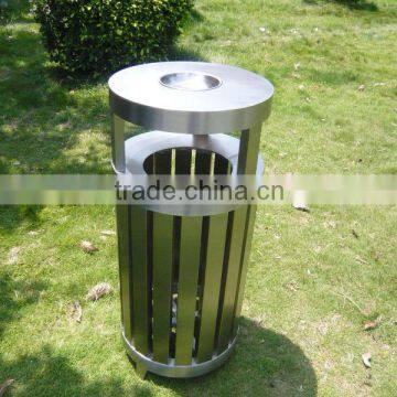 Good quality stainless steel outdoor litter bin with direct factory price