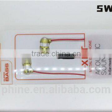 PH-E33 New Arrival Metal Earphone With Micphone Super Bass Earbuds Gift Ear Phones photo-6