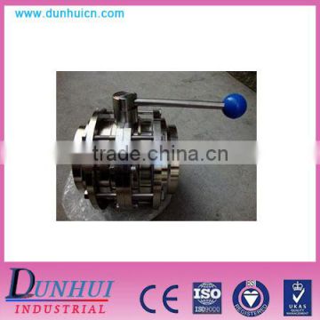 three piece butterfly valve (DIN)