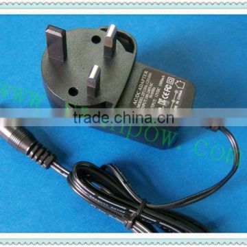 outdoor 12v power supply 12v 2a travel adaptors passed UL GS CE KC