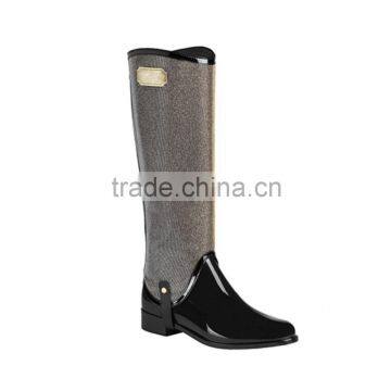 BLACK Comfort Handmade Woman KNEE BOOTS 2016 Leather Long Boots for Ladies photo-2