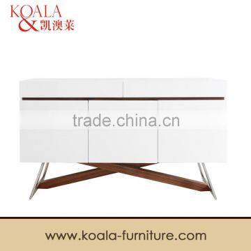 Modern High Glossy White Wooden Dining Cabinet Buffet D285# photo-2