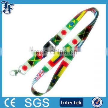 World Cup production international country flag lanyards