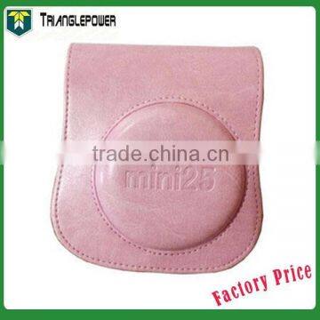 Fujifilm instax mini 25 Pink PU Leather Bags with Front Cover