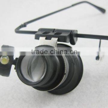 High Quality Optical Lens 2 LED Glasses Magnifier Wholesale for Repairing ,working,reading photo-2