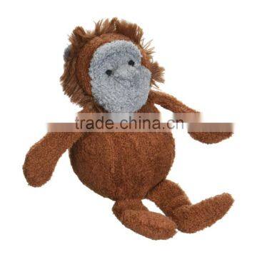 St custome animal toys brown orangutan unisex stuffed plush toys