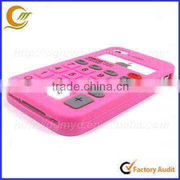 Pink color mobile phone silicone case Silicone protective and unbreakable cell phone cases