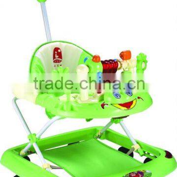 green baby walker