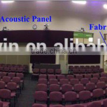 MDF Auditorium Wall soundproof Acoustic Diffuser and Fabric Acoustic panel