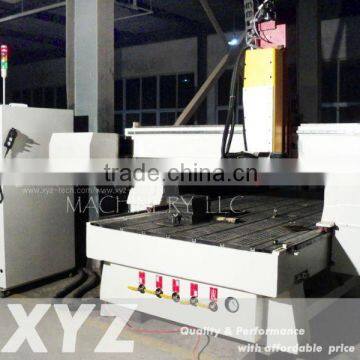 plywood CNC engraver Machine XYZ 1325-4 axis ATC