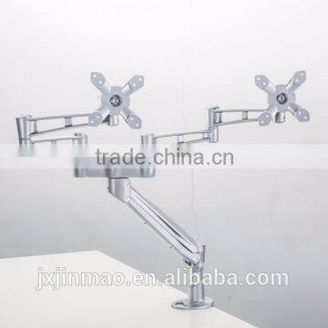 Spring-assisted Desk Monitor Arms Durable Aluminum Monitor Arm Bracket